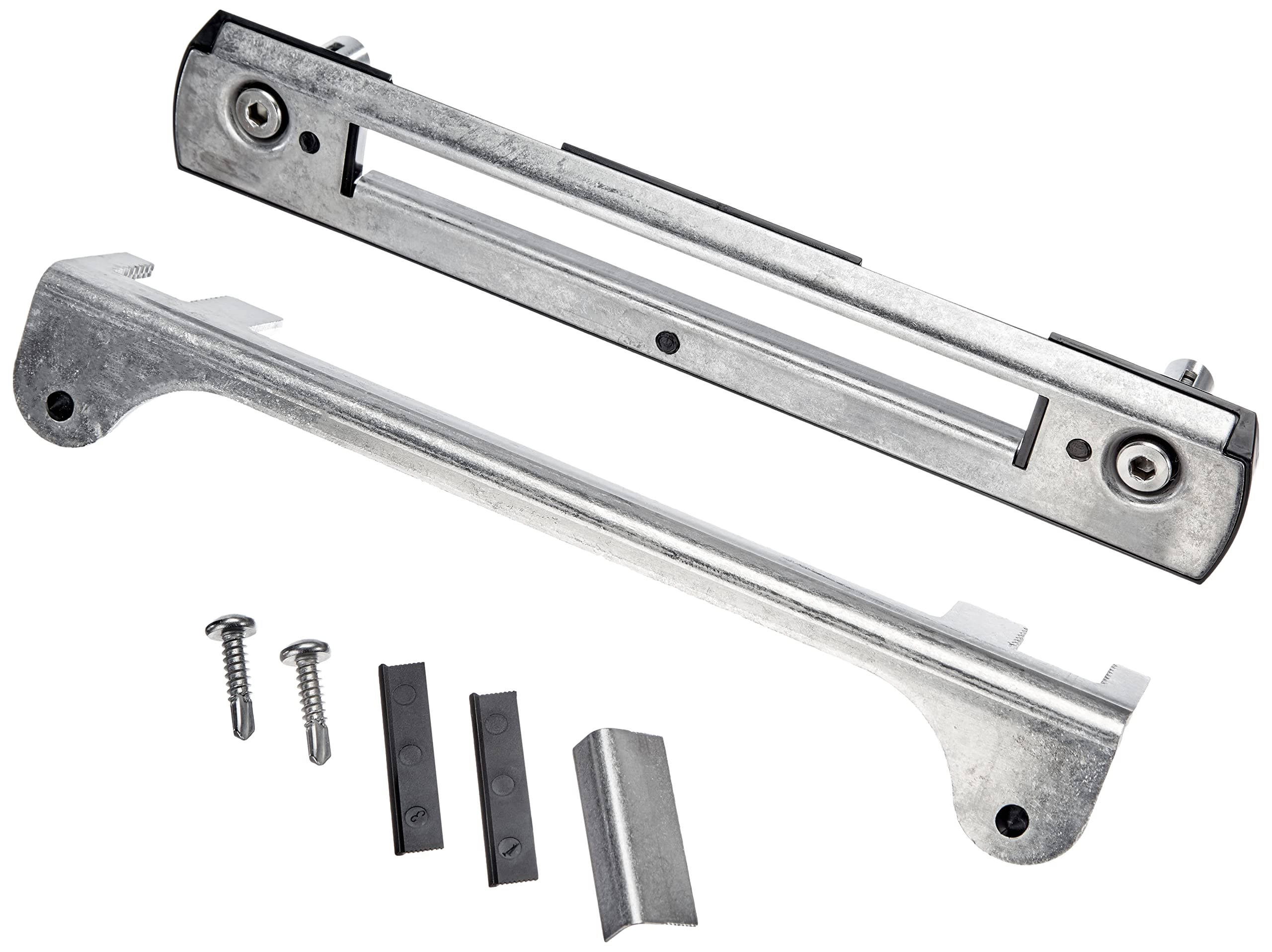 Locinox SFKM-ALUMQF Strike Plate with Stop for Tubular Frame Lock Fiftylock/Fortylock, Stainless Steel, Silver