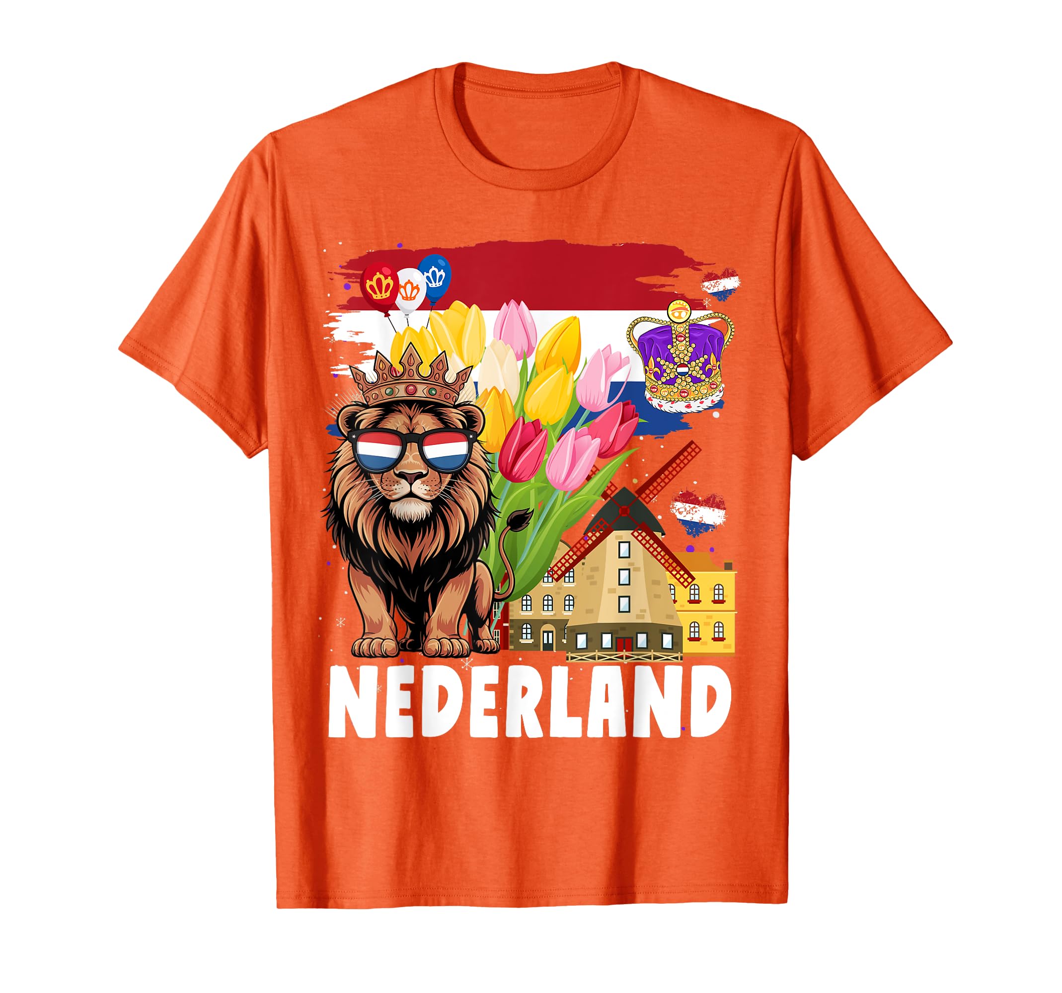 Photo 1 of Nederland Flag Outfit Idea For Kids & Koningsdag King’s Day T-Shirt
