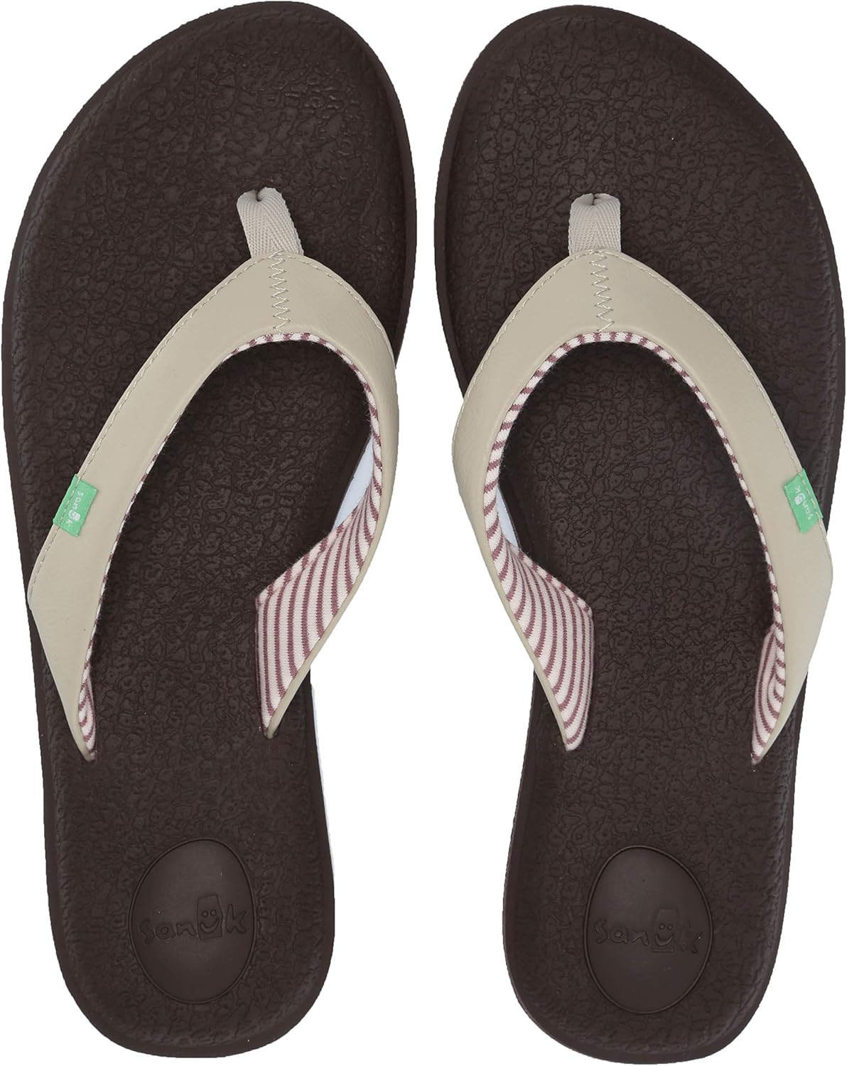 sanuk yoga chakra flip flop