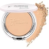 IT Cosmetics Celebration Foundation Illumination - Full-Coverage, Anti-Aging Powder Foundation - Blurs Pores, Wrinkles & Imperfections - 0.3 oz