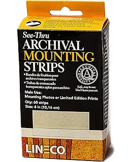 Amazon Com Lineco Gummed Hinging Tape For Artwork Framing Acid Free Linen Fabric 1 25 Inch X 35 Feet Black L533 1016