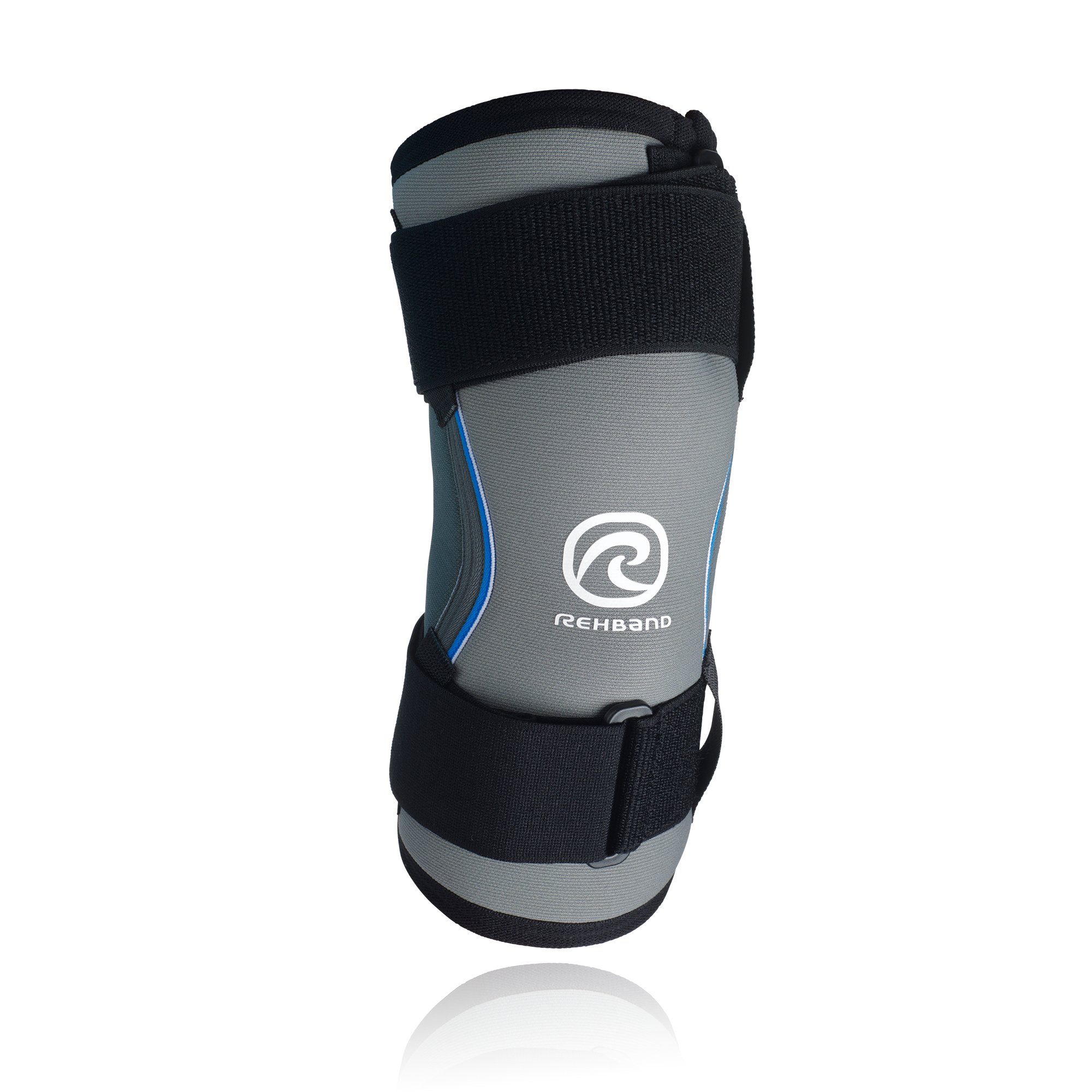 Rehband Power Line Neoprene Brace Right Elbow Support - Grey, X-Large