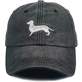 Jumsky Dog Mom Hat for Women, Embroidered Washed Cotton Baseball Caps Snapback for Dog Lovers