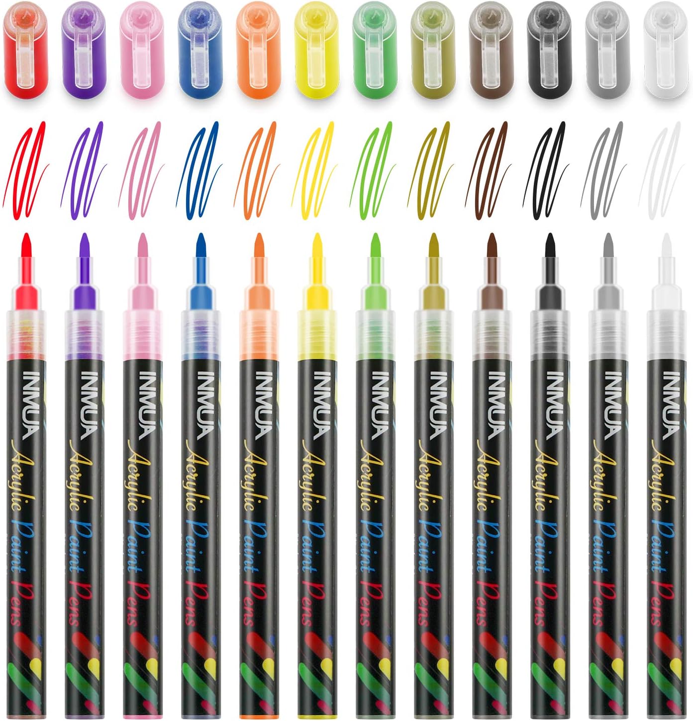 12 Fine tip Paint Pens