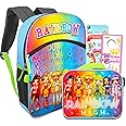 Rainbow High Backpack and Lunch Box Set - 16” Inch Rainbow High Backpack for Girls Bundle with Lunch Bag, Stickers, More | Rainbow High School Set