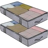 HELPAT Unterbettkommode aus Stoff - 100 x 48 x 18 cm – Praktische