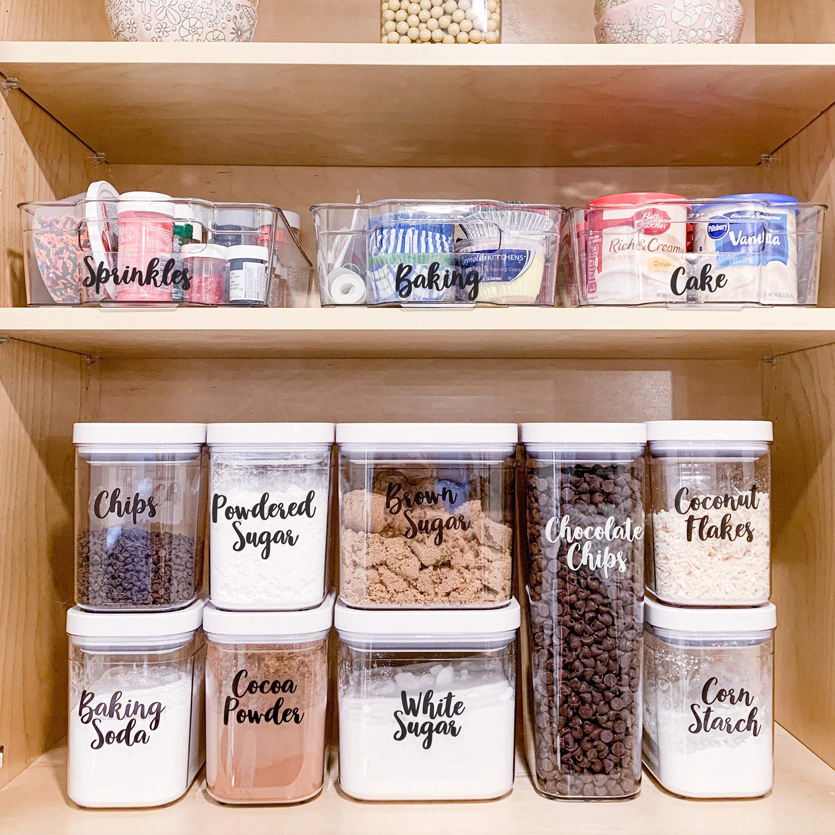Talented Kitchen 135 Cursive Pantry Labels 135 Main Ingredients