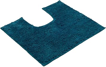 Gozze Mikrofaser Badteppich 50 X 45 Cm Mit Ausschnitt Rio Petrol 1025 54 050046 Amazon De Kuche Haushalt