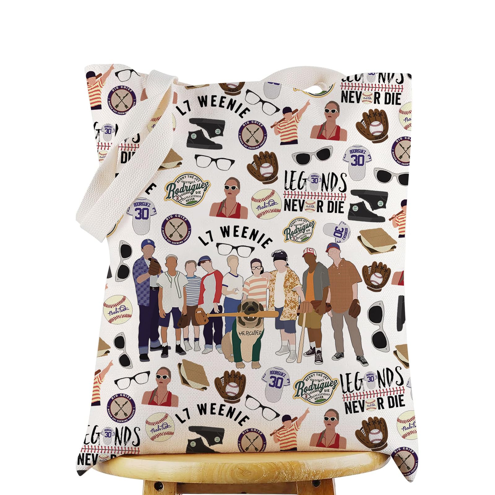 WZMPA The Slot Benny Travel Makeup Bag, Legends Never Die TG, Unisex, Medium, Water Resistant, Canvas, Adult, Women, Makeup Users, Travelers