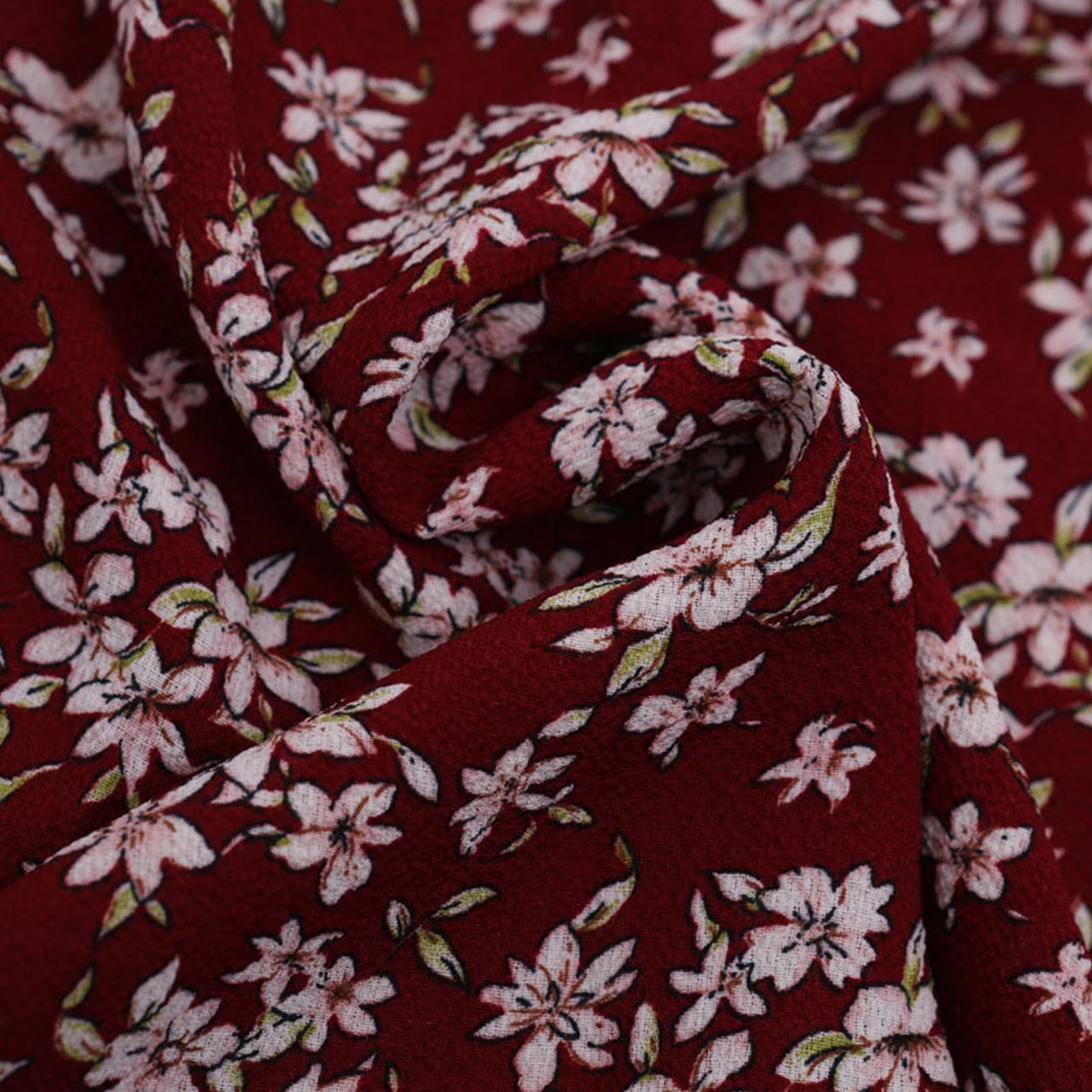 CHIC DIARY Women Sexy Off Shoulder Mini Dress Warp Chest Flare Sleeve Floral Dress (L)