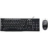 Logitech Media Combo MK200 Full-Size Keyboard and High-Definition Optical Mouse