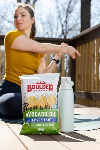 BOULDER CANYON, CHIPS POTATO AVOCADO OIL SEA, 5.25 OUNCE