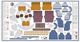 kullaloo Dress Me Bestie Eddy Elephant Doll Sewing Fabric Panel view 7