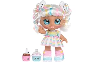 Kindi Kids Snack Time Friends - Pre-School Play Doll, Marsha Mello - for Ages 3+ | Changeable Clothes and Removable Shoes - Fun Play, for Imaginative Kids