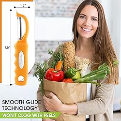 Spring Chef Premium Swivel Vegetable Peeler, Soft