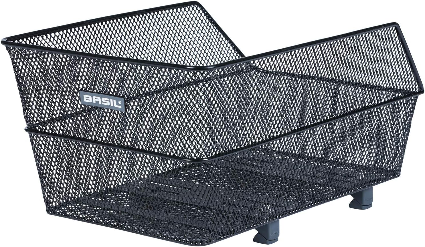 Basil Bicycle Basket Cento WSL Black, 45 x 31 x 22 cm