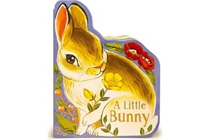 A Little Bunny - Children's Animal Shaped Board Book,