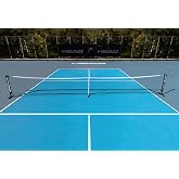 HEAD Portable Pickleball Net System - Official Size, Quick Setup &amp; Carry Bag - Durable &amp; Lightweight Black Net for Indoor/Outdoor Play