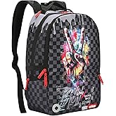 UNIKER Graffiti Backpack, Designer Laptop Backpack for 15.6 Inch Work,Water Resistant Backpack Computer Bag, Freedom