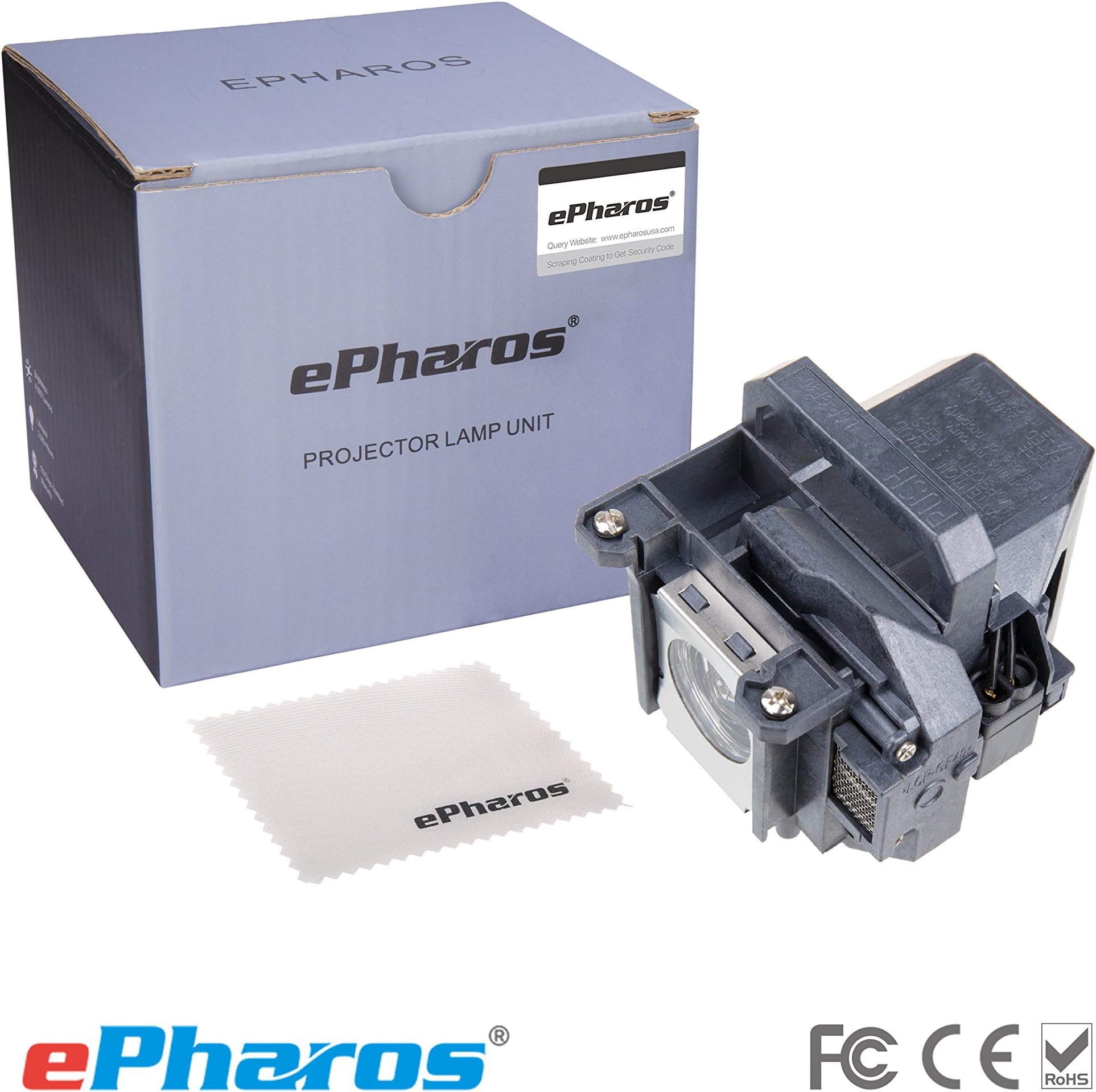 Projector Lamp Replacement for EPSON ELPLP53 with Housing