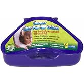 Ware Mfg. Inc. Corner Litter Pan for Critters - Small Animal Pet Owners - Assorted Colors - 6.5x4.5x3 Inch
