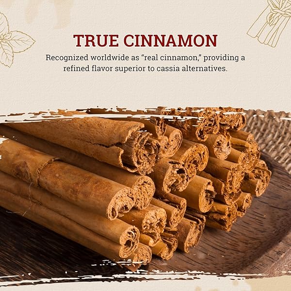 52USA ORGANIC CEYLON CINNAMON POWDER, 8OZ RESEALABLE BAG | TRUE CINNAMON FROM SRI LANKA, NON-GMO, GLUTEN-FREE, FRESHLY GROUND FOR BAKING, COOKING & BEVERAGES