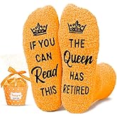 HAPPYPOP Retirement Bestie Socks - Congratutions Gifts, Motivational Gifts for Women