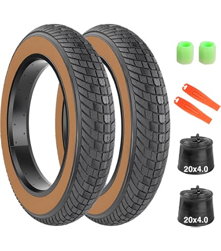 Amazon.com: Two Duro Tire 20x4.25 Boomerang Fat Bike Tires, Semi