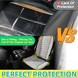 kingphenix Car Seat Cushion with Back Support Pillow Gray Memory Foam view 8