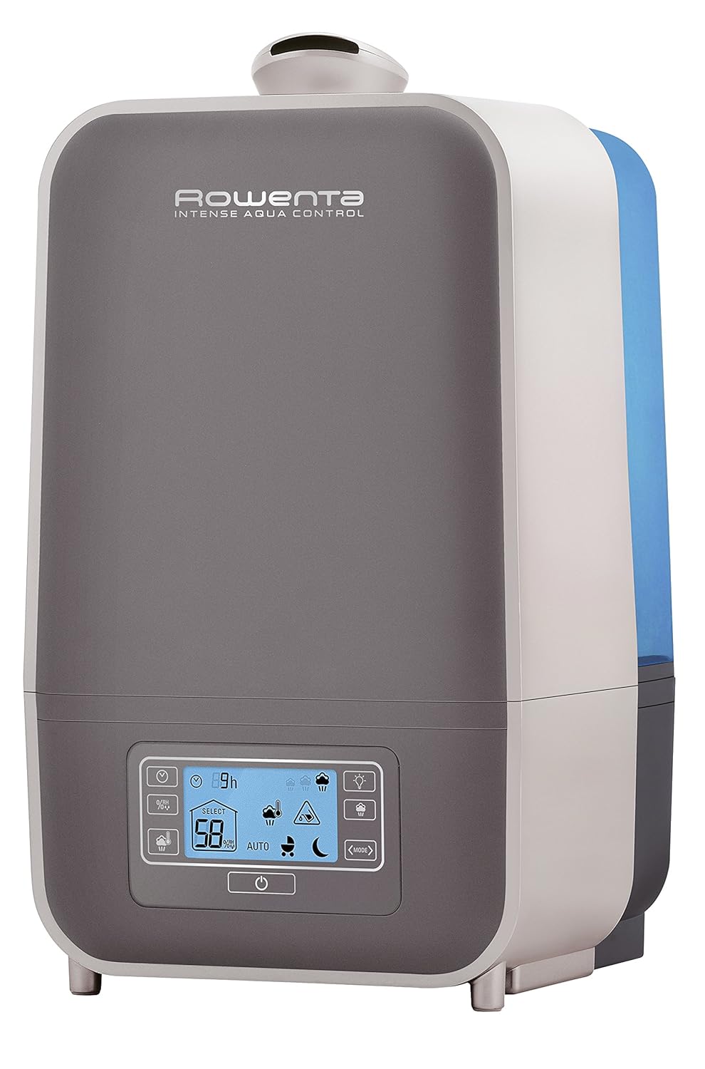 Rowenta HU5120 Intense Aqua Control Whole Room Mist Humidifier Ultrasonic Technology with Unique Baby Mode, 1.5-Gal, Bronze