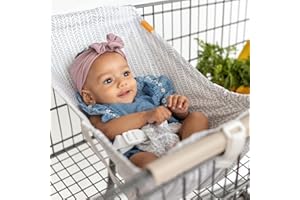 Binxy Baby Shopping Cart Hammock – Infant Seat for Grocery Carts – Holds Car Seats Securely – Compatible with Select 4-Seater Wagons (20–24” Wide) – Supports Up to 50 lbs – Little Arrow