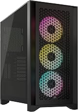 Corsair 4000D RGB AIRFLOW Mid-Tower Case w/ 3x AF120 RGB ELITE Fans & Node PRO