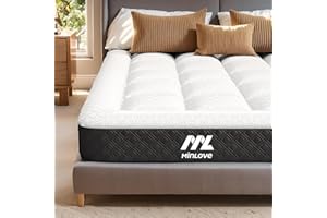 MINLOVE 5 Inch Twin Mattress, Memory Foam Twin Size Mattress for Kids, Medium Firm Mattress in a Box for Back Pain and Pressure Relief