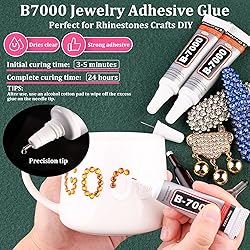 Resin Rhinestones for Crafting with B7000 Jewelry