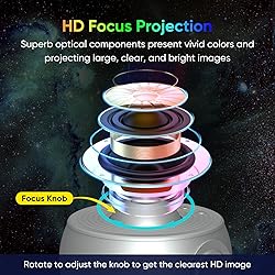 Galaxy Projector for Bedroom, HD Image Star