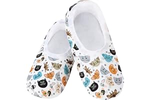 Snoozies Skinnies slipper socks for Women - Non-Slip Lightweight Soft Sherpa Lining Foldable Travel