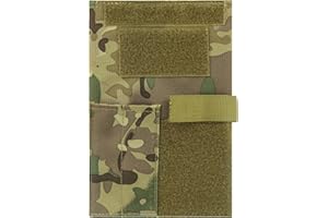 KOSIBATE OCP Military Log Book Cover, 5.5”X 8” Army Tactical Notebook,OCP Green Book Protective Holder(Camogreen,Only Cover)