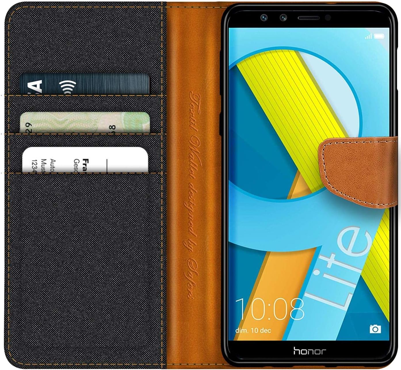 Verco Phone Wallet Case compatible with the Honor 9 Lite - Image 3