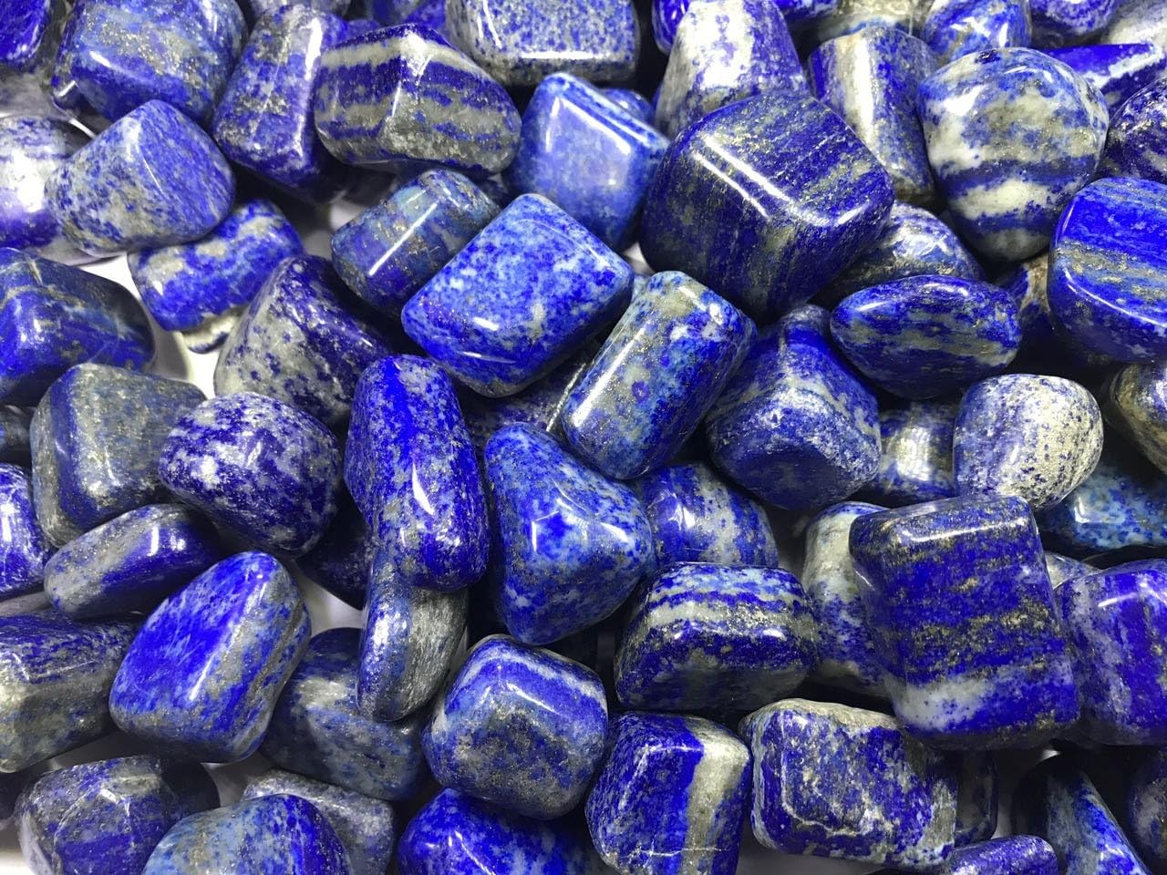 Aeora: Lapis Tumble Stone-Stone for Wisdom and Knowledge (500 gm pack)-20-25mm size