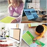 Zocipro 12Pcs Dyslexia Overlays 6 A4 Colour Overlays with Reading Ruler view 5