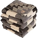 URQUKUMA - Alpaca Blanket - Premium Alpaca Wool Throw Blanket for Cozy Comfort - Warm Alpaca Wool Blanket - Variegated - Made by Artisans in The Heart of The Mountains of Ecuador