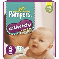 Pampers Active Baby Diapers, Small, 22 Count