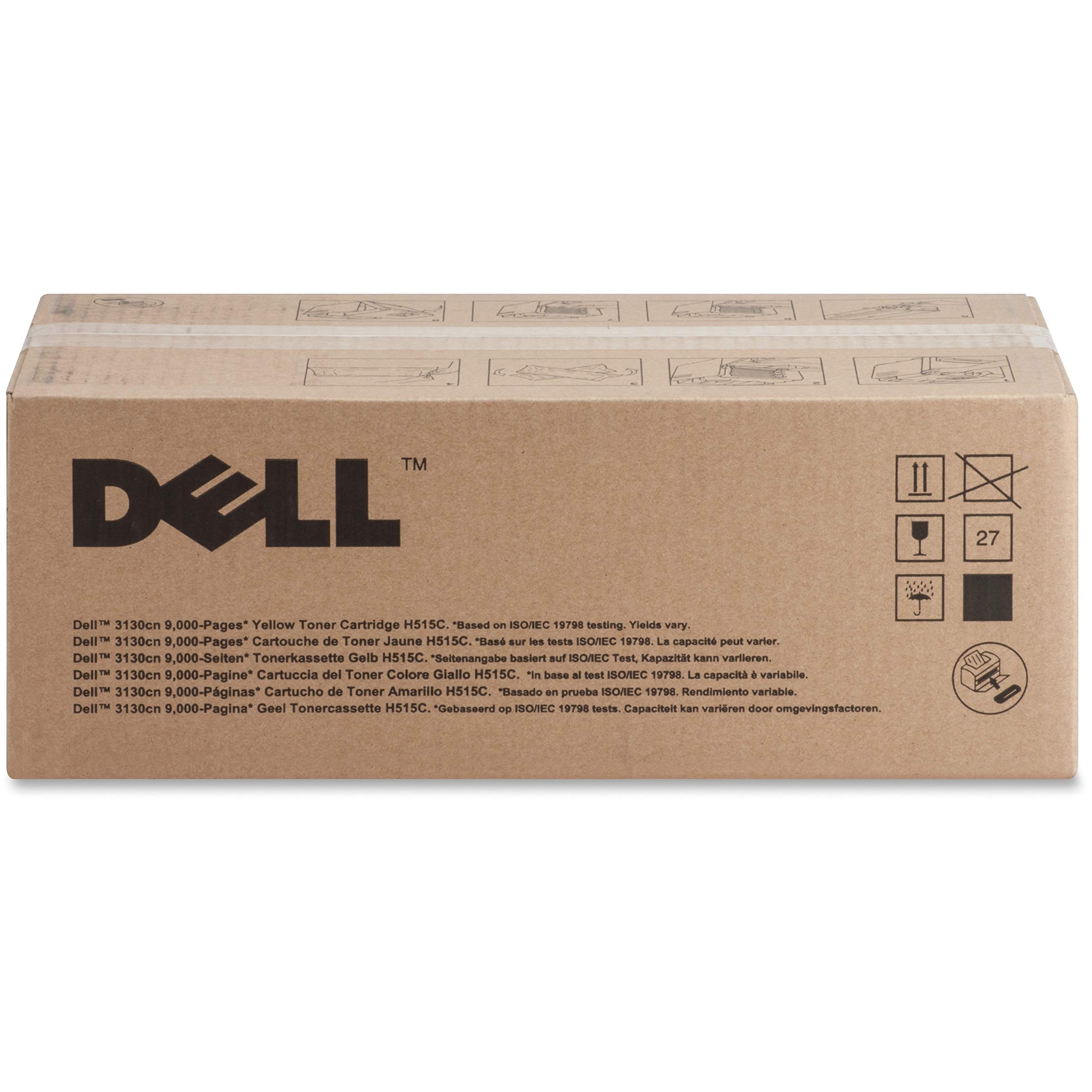 Dell High Capacity Yellow Toner Cartridge (Yield 9,000 Pages) for Dell 3130cn Colour Laser Printers