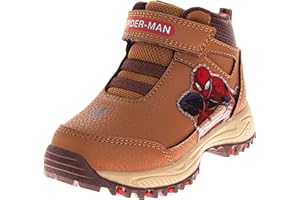 Josmo Character Kids Frozen Minnie Mouse Cars Paw Patrol SpiderMan Boots for Boys Girls Workboot Construction Boot Trekking Walking Hiking Climbing for Kid Size 7-10 Toddler / 11-12 Little Kid