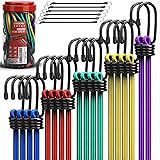 24-Piece Premium Bungee Cords Heavy Duty