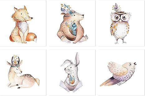 animal posters for baby room