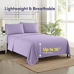 1500 Supreme Collection Queen Sheet Sets Lavender