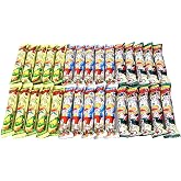 Umaibo, Japanese popular snack food. Corn Potage, Cheese, Salada taste,total 30 pcs. No.a318