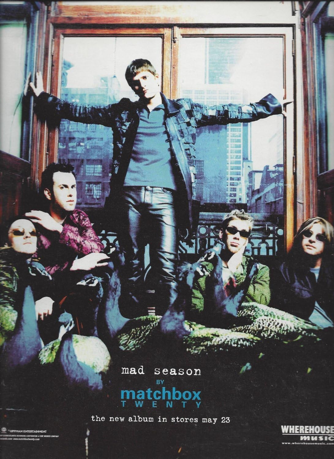 **PRINT AD** With Matchbox Twenty For 2000 Mad Season CD