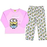INTIMO Despicable Me Toddler Girls' Minions Chibi Bello Raglan Sleep Pajama Set (2T) Multicolored
